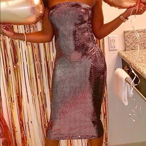 FASHION NOVA brand new sparkle dress